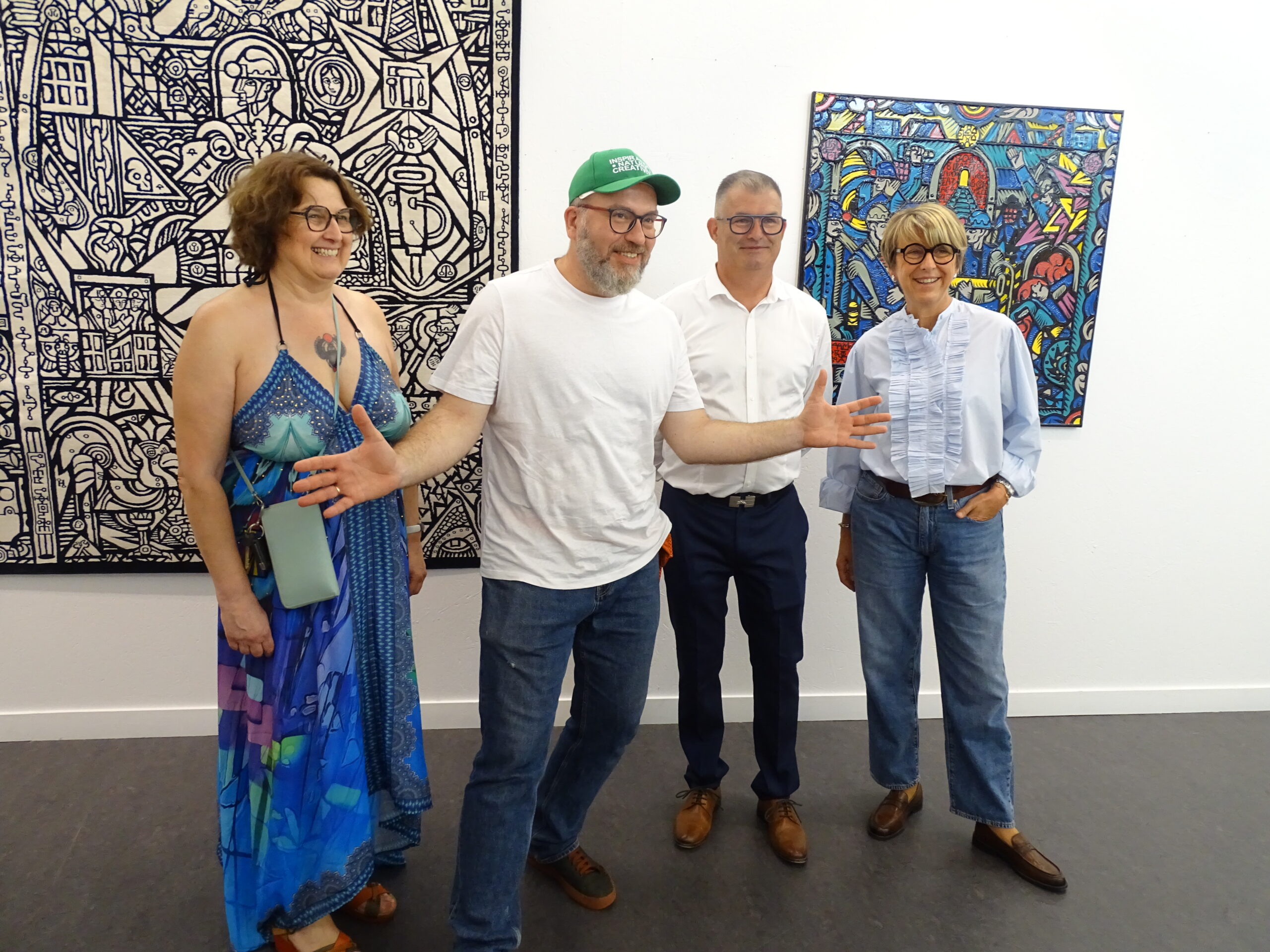 Roman Minin, Laurent Bertaud, Annick Billon, Festival d'artistes de Rocheservière 26